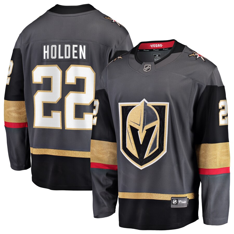 Nick Holden Vegas Golden Knights Fanatics Branded Home Breakaway Player Jersey Black
