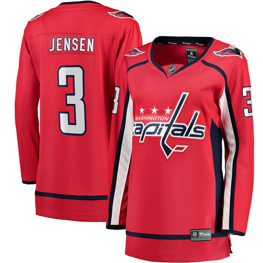 Nick Jensen Washington Capitals Fanatics Branded Womens Home Breakaway Player Jersey Red