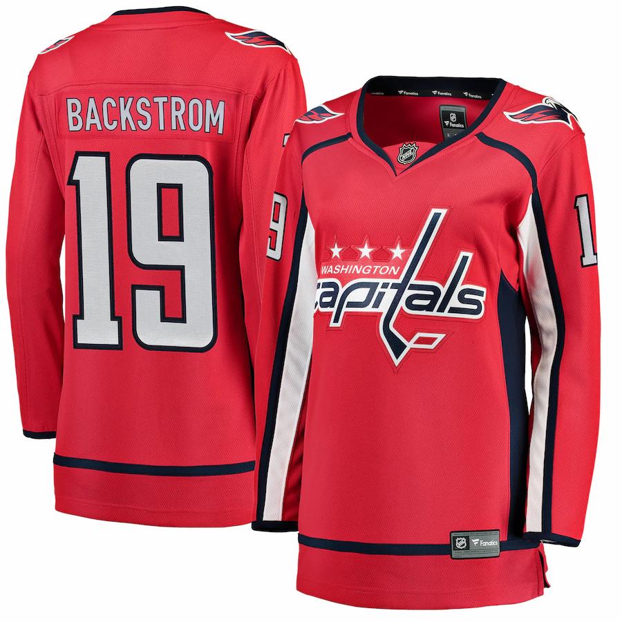 Nicklas Backstrom Washington Capitals Fanatics Branded Womens Home Breakaway Player Jersey Red