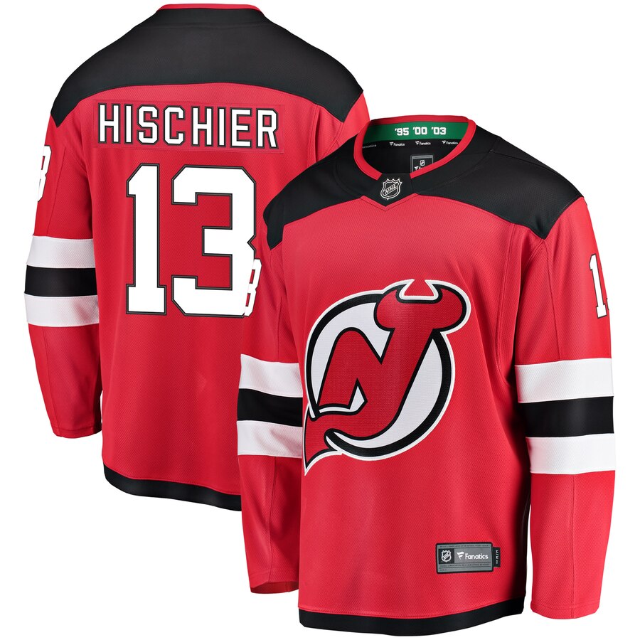 Nico Hischier New Jersey Devils Fanatics Branded Youth Home Breakaway Player Jersey Red