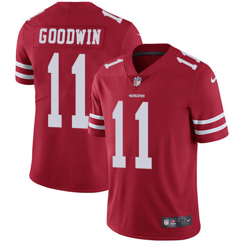Nike 49ers 11 Marquise Goodwin Red Team Color Mens Stitched Nfl Vapor Untouchable Limited Jersey