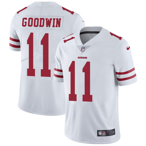 Nike 49ers 11 Marquise Goodwin White Mens Stitched Nfl Vapor Untouchable Limited Jersey