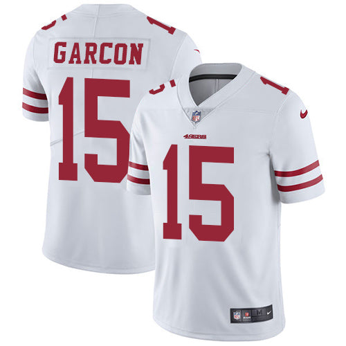 Nike 49ers 15 Pierre Garcon White Mens Stitched Nfl Vapor Untouchable Limited Jersey