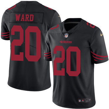 Nike 49ers 20 Jimmie Ward Black Mens Stitched Nfl Limited Rush Jersey
