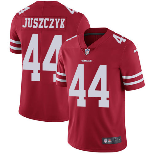 Nike 49ers 44 Kyle Juszczyk Red Team Color Mens Stitched Nfl Vapor Untouchable Limited Jersey