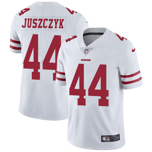 Nike 49ers 44 Kyle Juszczyk White Mens Stitched Nfl Vapor Untouchable Limited Jersey