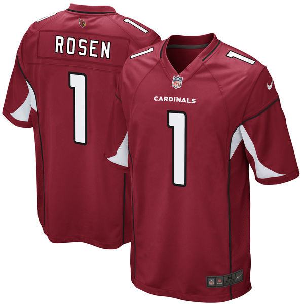 Nike Arizona Cardinals 1 Josh Rosen Red 2018 Nfl Draft Pick Elite Jersey