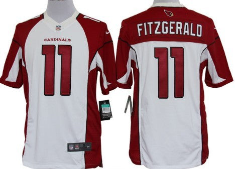 Nike Arizona Cardinals 11 Larry Fitzgerald White Limited Jersey