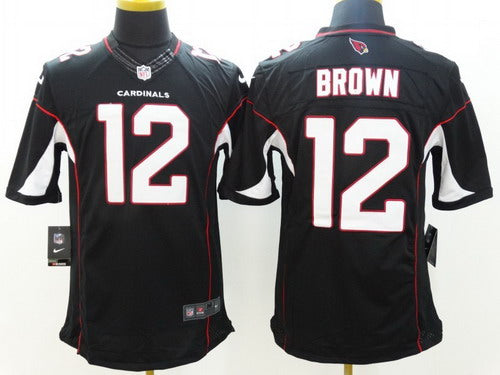 Nike Arizona Cardinals 12 John Brown Black Limited Jersey