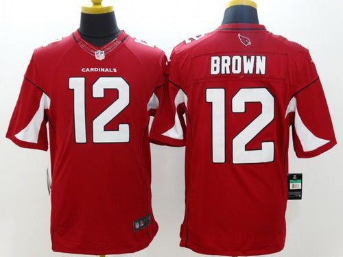 Nike Arizona Cardinals 12 John Brown Red Limited Jersey