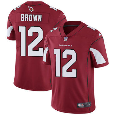 Nike Arizona Cardinals 12 John Brown Red Team Color Mens Stitched Nfl Vapor Untouchable Limited Jersey