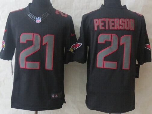 Nike Arizona Cardinals 21 Patrick Peterson Black Impact Limited Jersey