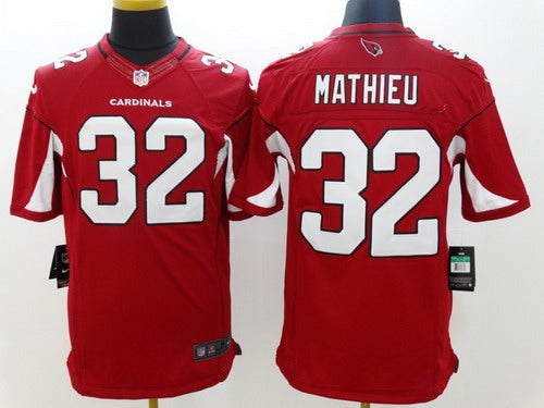 Nike Arizona Cardinals 32 Tyrann Mathieu Red Limited Jersey