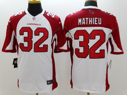 Nike Arizona Cardinals 32 Tyrann Mathieu White Limited Jersey
