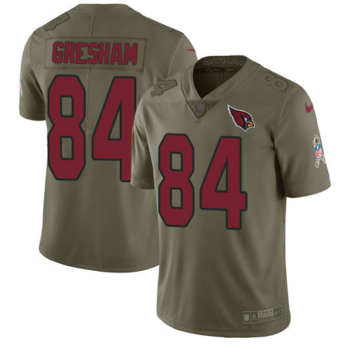 Nike Arizona Cardinals 84 Jermaine Gresham Olive Mens Stitched Nfl Limited 2017 Salute To Service Jersey