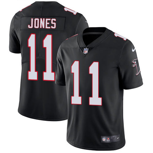 Nike Atlanta Falcons 11 Julio Jones Black Alternate Mens Stitched Nfl Vapor Untouchable Limited Jersey