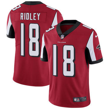 Nike Atlanta Falcons 18 Calvin Ridley Red Team Color Mens Stitched Nfl Vapor Untouchable Limited Jersey