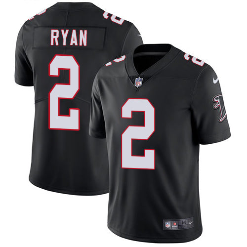 Nike Atlanta Falcons 2 Matt Ryan Black Alternate Mens Stitched Nfl Vapor Untouchable Limited Jersey