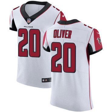 Nike Atlanta Falcons 20 Isaiah Oliver White Mens Stitched Nfl Vapor Untouchable Elite Jersey