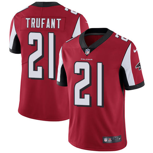 Nike Atlanta Falcons 21 Desmond Trufant Red Team Color Mens Stitched Nfl Vapor Untouchable Limited Jersey