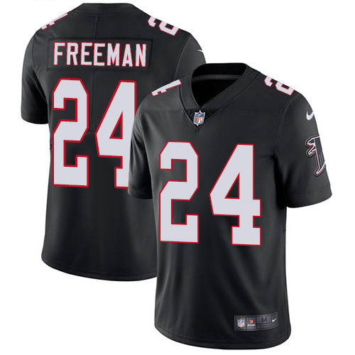 Nike Atlanta Falcons 24 Devonta Freeman Black Alternate Mens Stitched Nfl Vapor Untouchable Limited Jersey