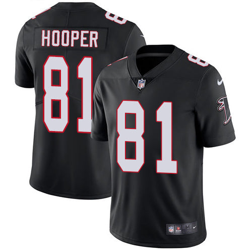 Nike Atlanta Falcons 81 Austin Hooper Black Alternate Mens Stitched Nfl Vapor Untouchable Limited Jersey