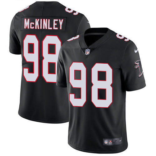 Nike Atlanta Falcons 98 Takkarist Mckinley Black Alternate Mens Stitched Nfl Vapor Untouchable Limited Jersey