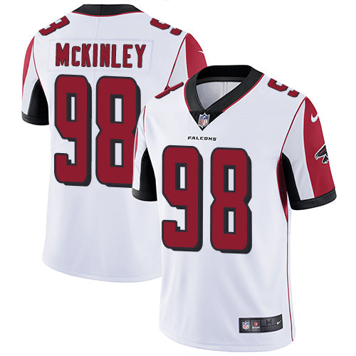 Nike Atlanta Falcons 98 Takkarist Mckinley White Mens Stitched Nfl Vapor Untouchable Limited Jersey