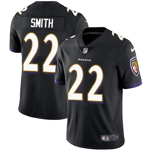 Nike Baltimore Ravens 22 Jimmy Smith Black Alternate Mens Stitched Nfl Vapor Untouchable Limited Jersey