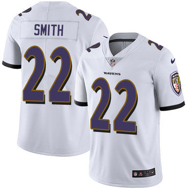 Nike Baltimore Ravens 22 Jimmy Smith White Mens Stitched Nfl Vapor Untouchable Limited Jersey