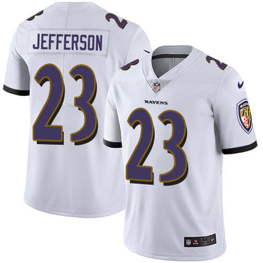 Nike Baltimore Ravens 23 Tony Jefferson White Mens Stitched Nfl Vapor Untouchable Limited Jersey