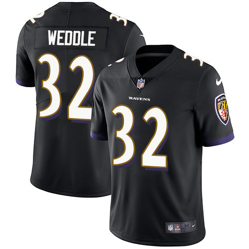 Nike Baltimore Ravens 32 Eric Weddle Black Alternate Mens Stitched Nfl Vapor Untouchable Limited Jersey