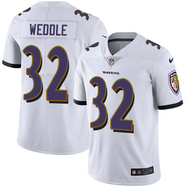 Nike Baltimore Ravens 32 Eric Weddle White Mens Stitched Nfl Vapor Untouchable Limited Jersey