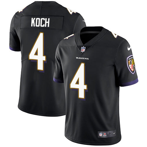 Nike Baltimore Ravens 4 Sam Koch Black Alternate Mens Stitched Nfl Vapor Untouchable Limited Jersey