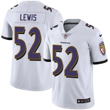 Nike Baltimore Ravens 52 Ray Lewis White Mens Stitched Nfl Vapor Untouchable Limited Jersey