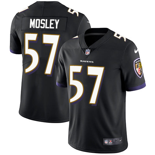 Nike Baltimore Ravens 57 Cj Mosley Black Alternate Mens Stitched Nfl Vapor Untouchable Limited Jersey