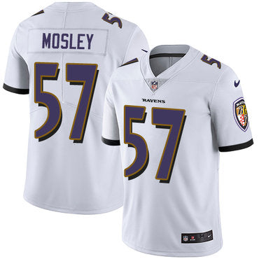 Nike Baltimore Ravens 57 Cj Mosley White Mens Stitched Nfl Vapor Untouchable Limited Jersey