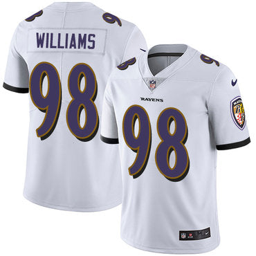 Nike Baltimore Ravens 98 Brandon Williams White Mens Stitched Nfl Vapor Untouchable Limited Jersey