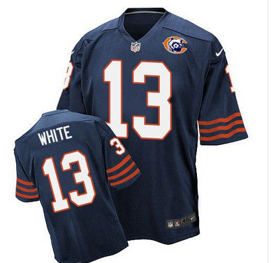 Nike Bears 13 Kevin White Navy Blue Throwback Mens Stitched Nfl Elite Jersey