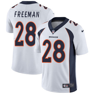 Nike Broncos 28 Royce Freeman White Mens Stitched Nfl Vapor Untouchable Limited Jersey