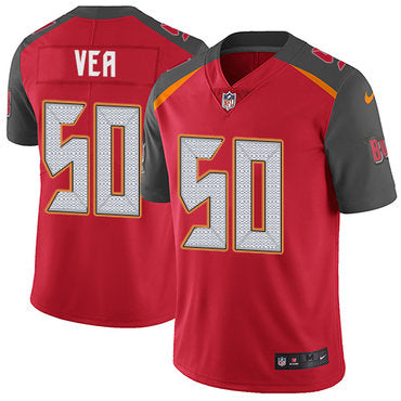 Nike Buccaneers 50 Vita Vea Red Team Color Mens Stitched Nfl Vapor Untouchable Limited Jersey