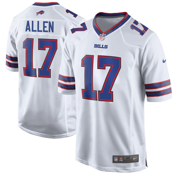 Nike Buffalo Bills 17 Josh Allen White 2018 Nfl Draft Pick Elite Jersey