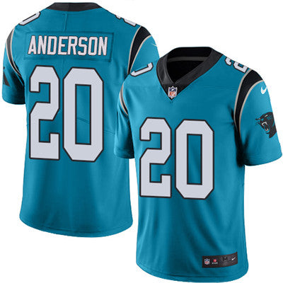 Nike Carolina Panthers 20 Cj Anderson Blue Alternate Mens Stitched Nfl Vapor Untouchable Limited Jersey