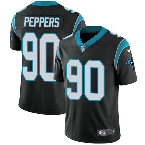 Nike Carolina Panthers 90 Julius Peppers Black Team Color Mens Stitched Nfl Vapor Untouchable Limited Jersey