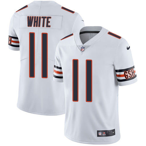 Nike Chicago Bears 11 Kevin White White Mens Stitched Nfl Vapor Untouchable Limited Jersey
