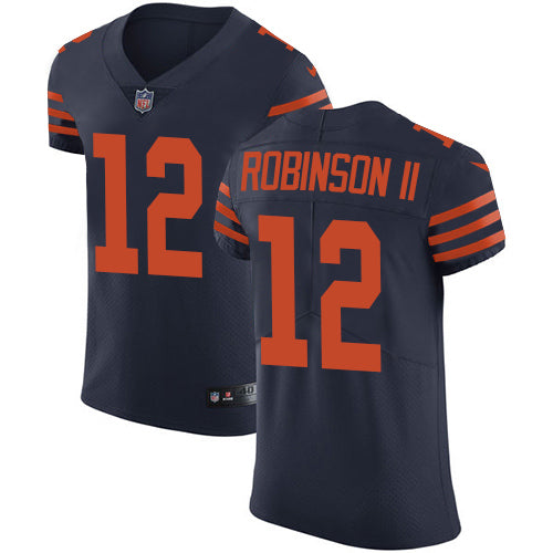 Nike Chicago Bears 12 Allen Robinson Ii Navy Blue Alternate Mens Stitched Nfl Vapor Untouchable Elite Jersey