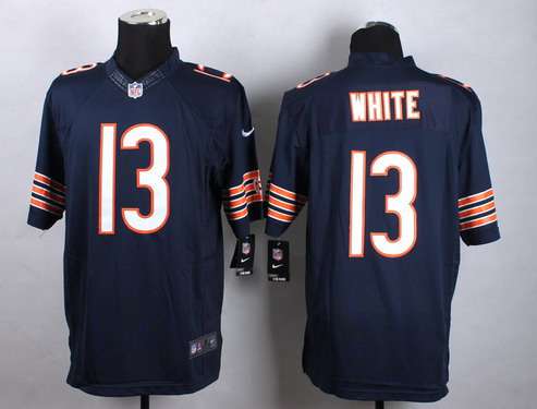 Nike Chicago Bears 13 Kevin White 2015 Nfl Draft 7th Overall Pick Navy Blue Limited Jersey