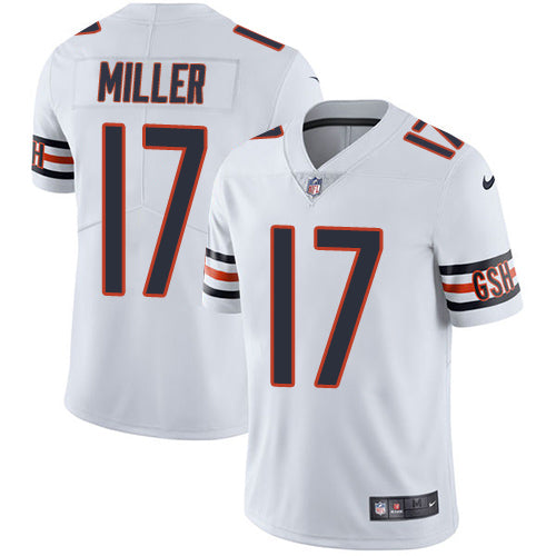 Nike Chicago Bears 17 Anthony Miller White Mens Stitched Nfl Vapor Untouchable Limited Jersey