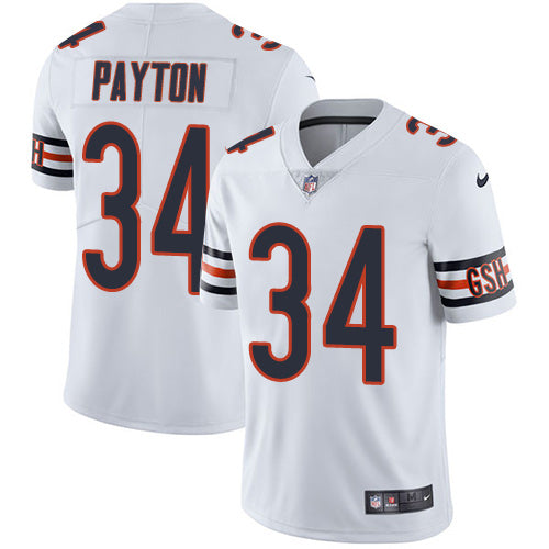 Nike Chicago Bears 34 Walter Payton White Mens Stitched Nfl Vapor Untouchable Limited Jersey