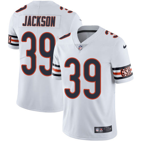 Nike Chicago Bears 39 Eddie Jackson Limited White Road Vapor Untouchable Nfl Jersey